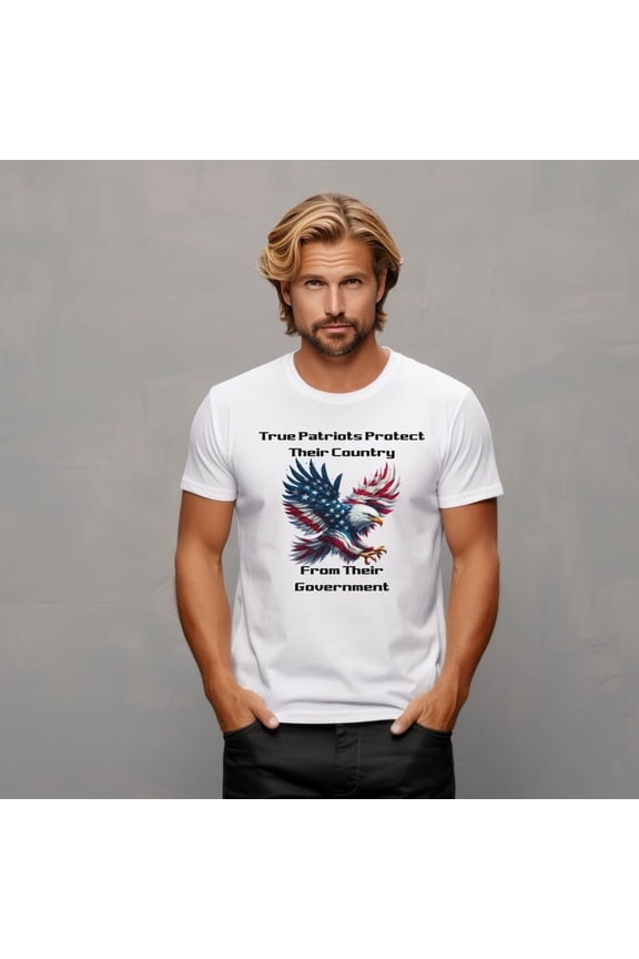 Conservative Flag Shirt – True Patriots Tee for Father, Dad, or Gift for Him