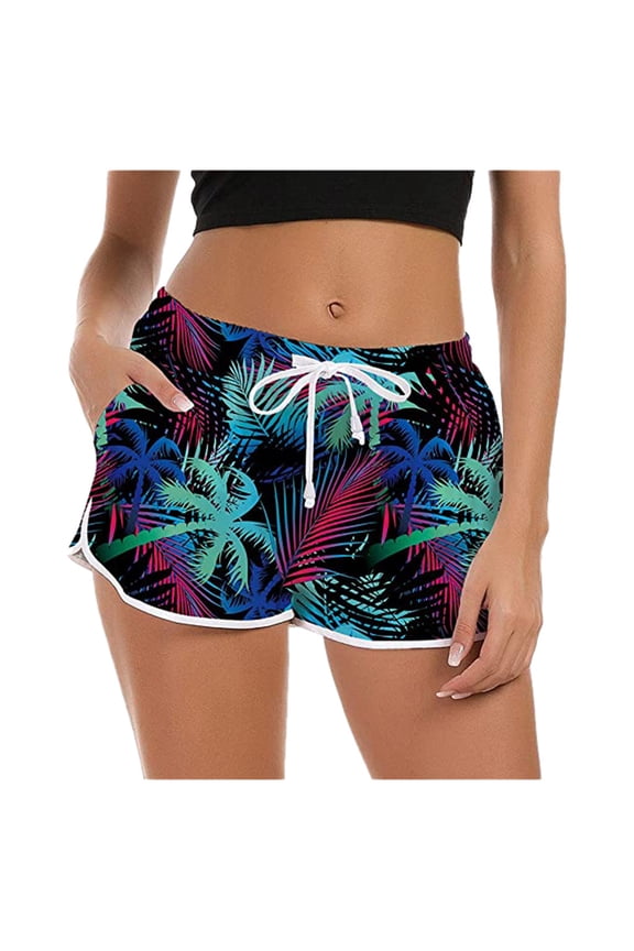 Conservative High Waist Women's Swim Shorts Swim Bottoms for Sports Training and Swimming Under $10