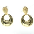 thumbnail image 1 of Conservative Open Circle Dangle Earrings For Women Gold-Tone, 1 of 2
