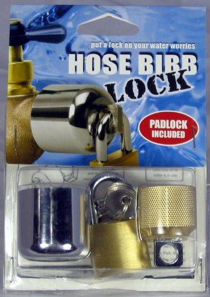 Conservco DSL2 Hose Bib Lock with Padlock, Multi