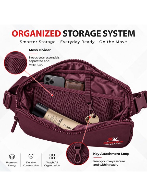 Conserve-Wrap Crossbody Bag for Women and Men