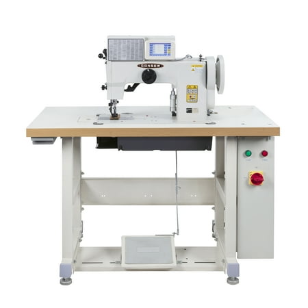 Consew 2040-DSM-E Automated Industrial Commercial Sewing Machine with Table & Legs