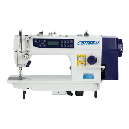 Consew 7360RB-7DD-1 Direct Drive Built-In Motor Commercial Sewing Machine with KD Table & Stand