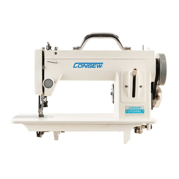 Consew CP146RL Portable Zig-Zag Walking Foot Lockstitch Sewing Machine, Built-In 110VAC Motor & Deluxe Foot Control, Reverse Stitch, Heavy-Duty Canvas Vinyl Leather Sail Upholstery Repair