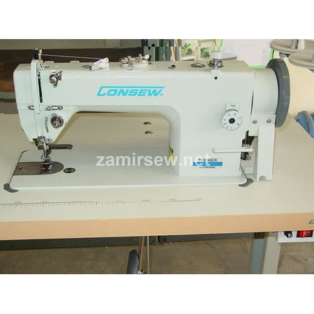 Consew P1206RB Needle Feed Industrial Sewing Machine with Table