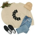 thumbnail image 1 of Consider How The Wildflowers Grow Christian Sweatshirt Consider The Lillies, 1 of 9