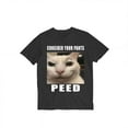 thumbnail image 1 of Consider Your Pants Peed Meme t-shirt, cat meme shirts,Black Color,Size M, 1 of 5