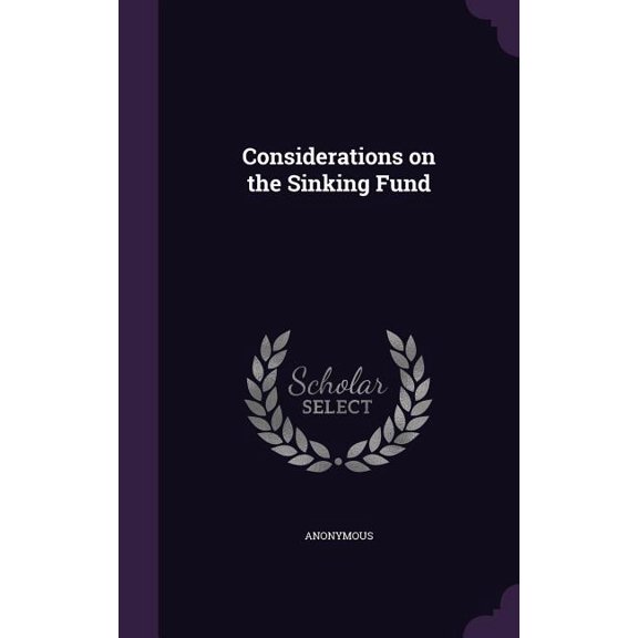 Considerations on the Sinking Fund (Hardcover)