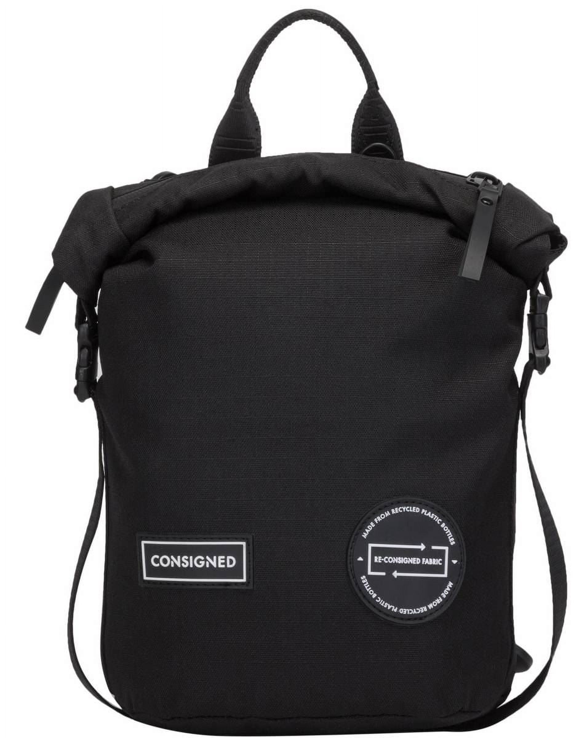 Consigned Cornel S Roll Top Backpack - Black - Walmart.com