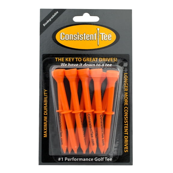 Consistent Tees 3 1/4" 10ct. Orange