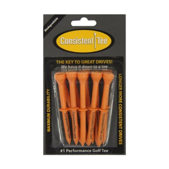 ProActive Sports Golf Consistent Orange Golf Tees New