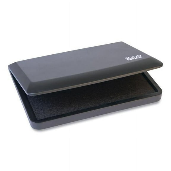 Consol Stamp 4.25 x 2.75 in. No. 1 2000 Plus One-Color Felt Stamp Pad, Black