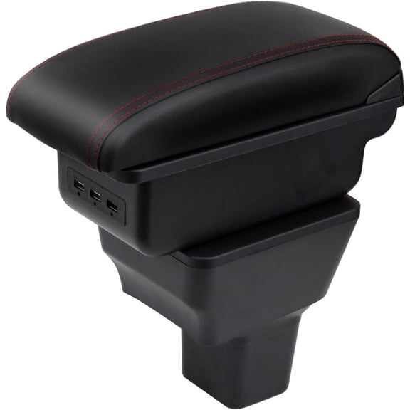 Console Armrest for Nissan Versa 2020-2024 Center Storage Box with Base Cup Holder