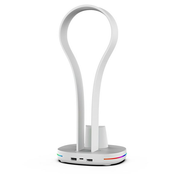 Console Charging Station Charging Dock with Headsets Stand Adjustable Light Headphone Holder