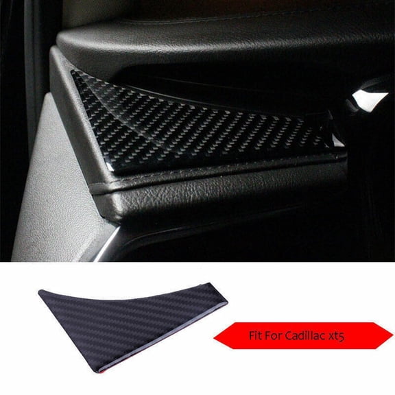 Console Dashboard Left Panel Trim Real Carbon Fiber For Cadillac XT5 2016-2020