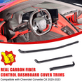 thumbnail image 1 of Console Dashboard Panel Trim Real Carbon Fiber For Corvette C8 Z51 Z06 2020-2023, 1 of 10