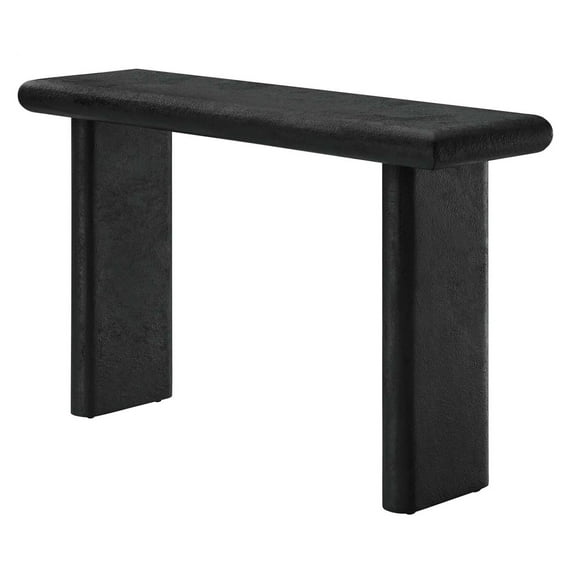 Console Entry Table, Black, Wood, Living Kitchen Cafe Bistro Hospitality Restaurant, Modern Contemporary HB36091