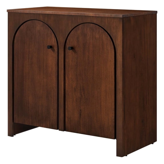 Console Entry Table Sideboard, Walnut, Wood, Living Kitchen Cafe Bistro Hospitality Restaurant, Modern Contemporary HB36519
