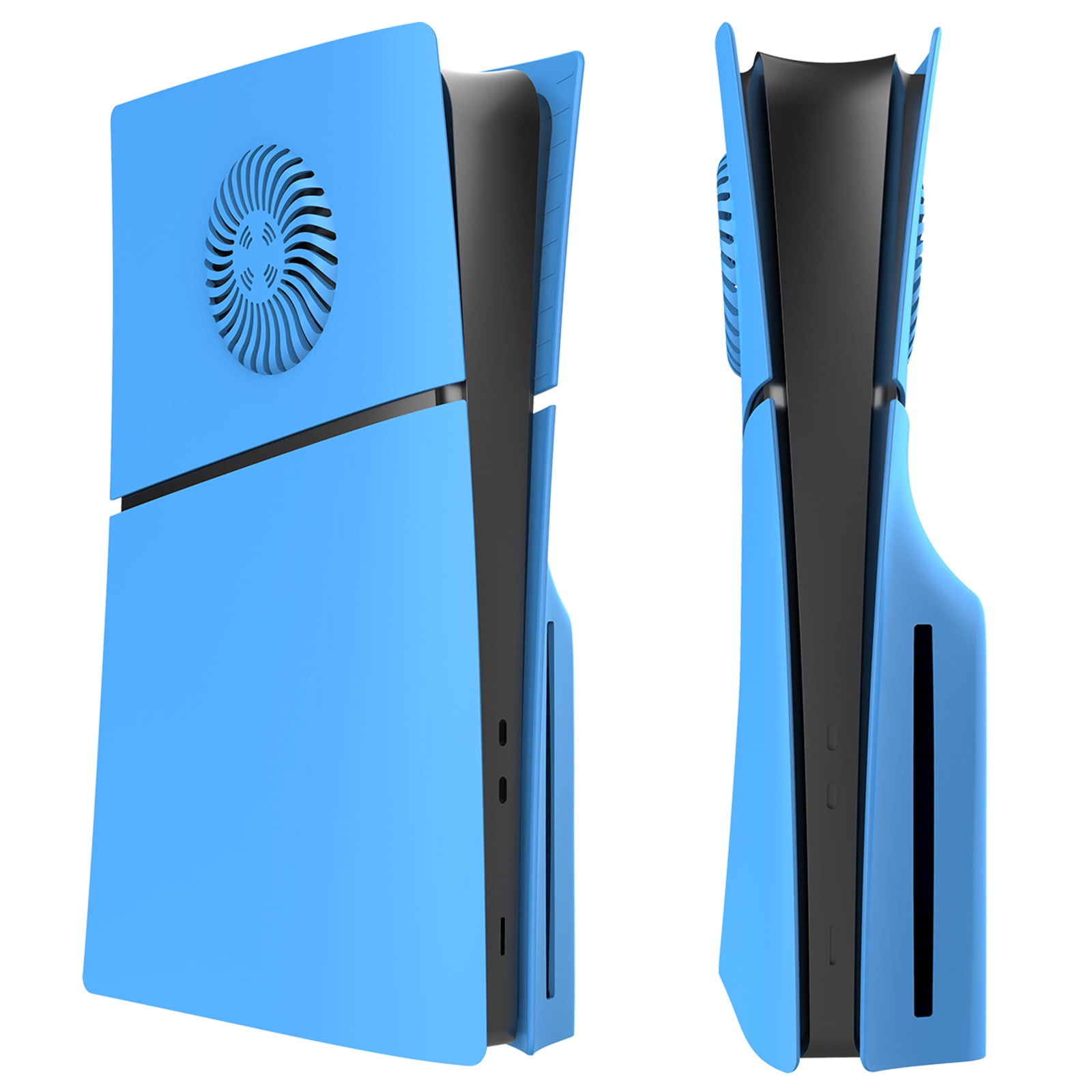 Console Faceplates for PS5 Slim Disc/Digital Edition,with Cooling Vents,Replacement Side Face