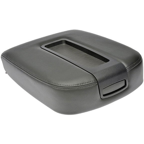 Console Lid - Black - Compatible with 2007 - 2014 Chevy Suburban 1500 without Luxury Decor Package 2008 2009 2010 2011 2012 2013