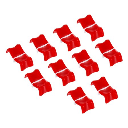 Console Mixer Slider Fader Knob Cap Touch Sensitive Slider Insert Shaft 27x13x10mm ABS Red 10 Pack