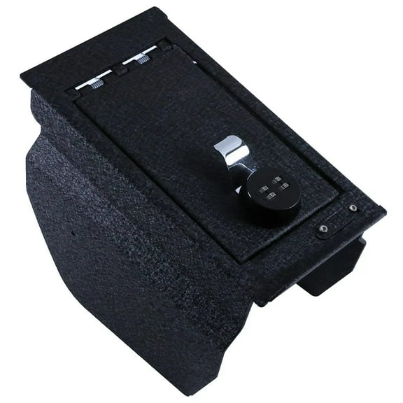 Console Safe Gun Safe for Car, WASAI Premium Console Gun Vault Lockbox Compatible with Mercedes-Benz GLC 2016-2022, 4-Digit Combination Lock.