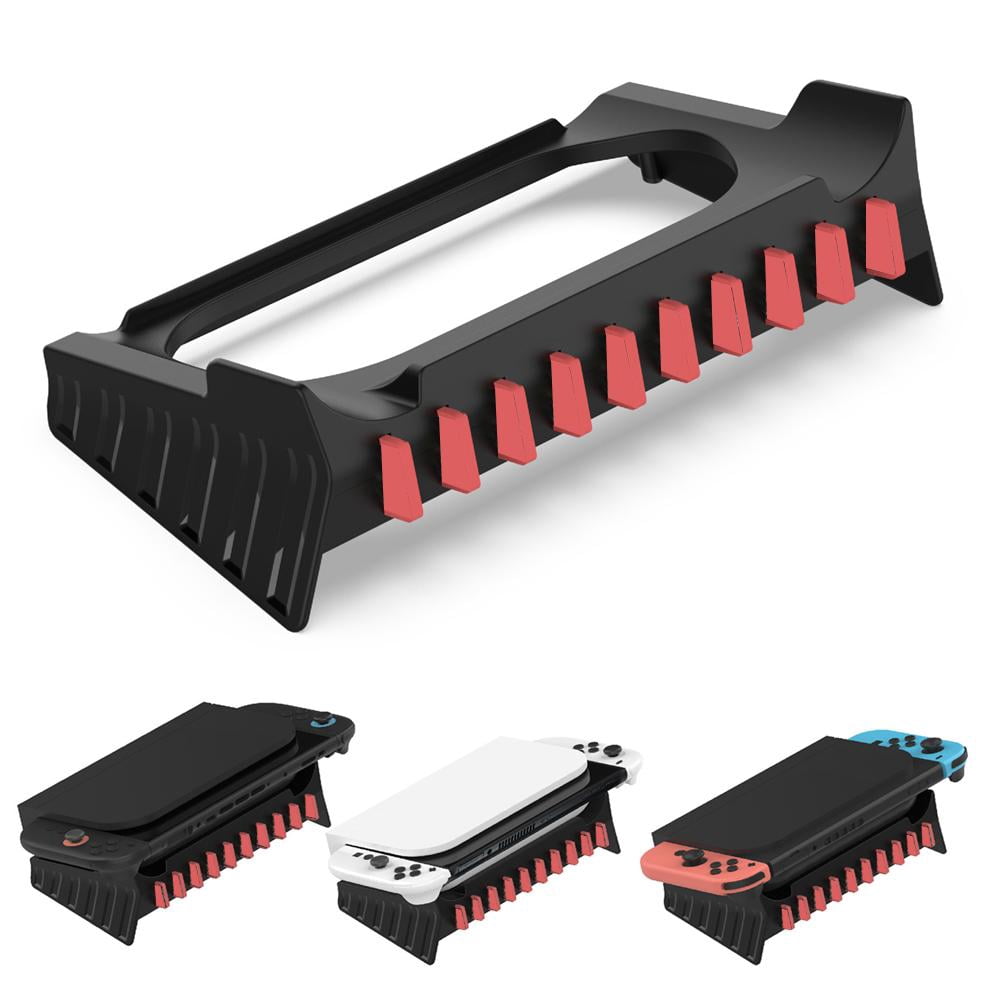 Console Stand for Switch 2 and OLED, ABS Desktop Holder with Game Card ...