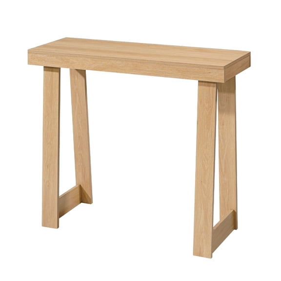 Console Table 36 Inch Entryway Sofa Table, Wood Rectangular Hallway Accent Table, Narrow Behind Couch Easy Assembly Rustic