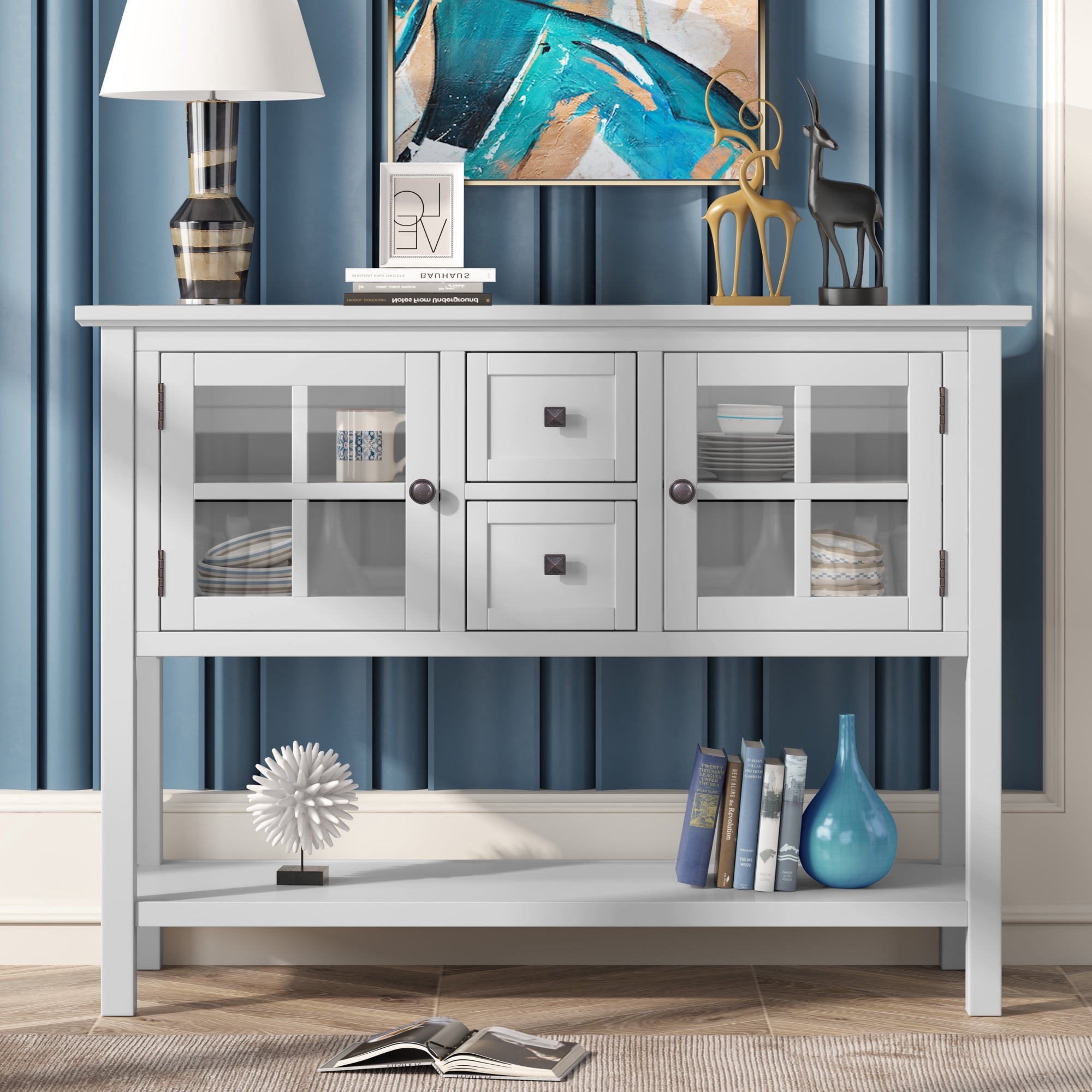 Table For Storage Console Table, 45'' Modern Sofa Table for Entryway, Living Room Tables ...