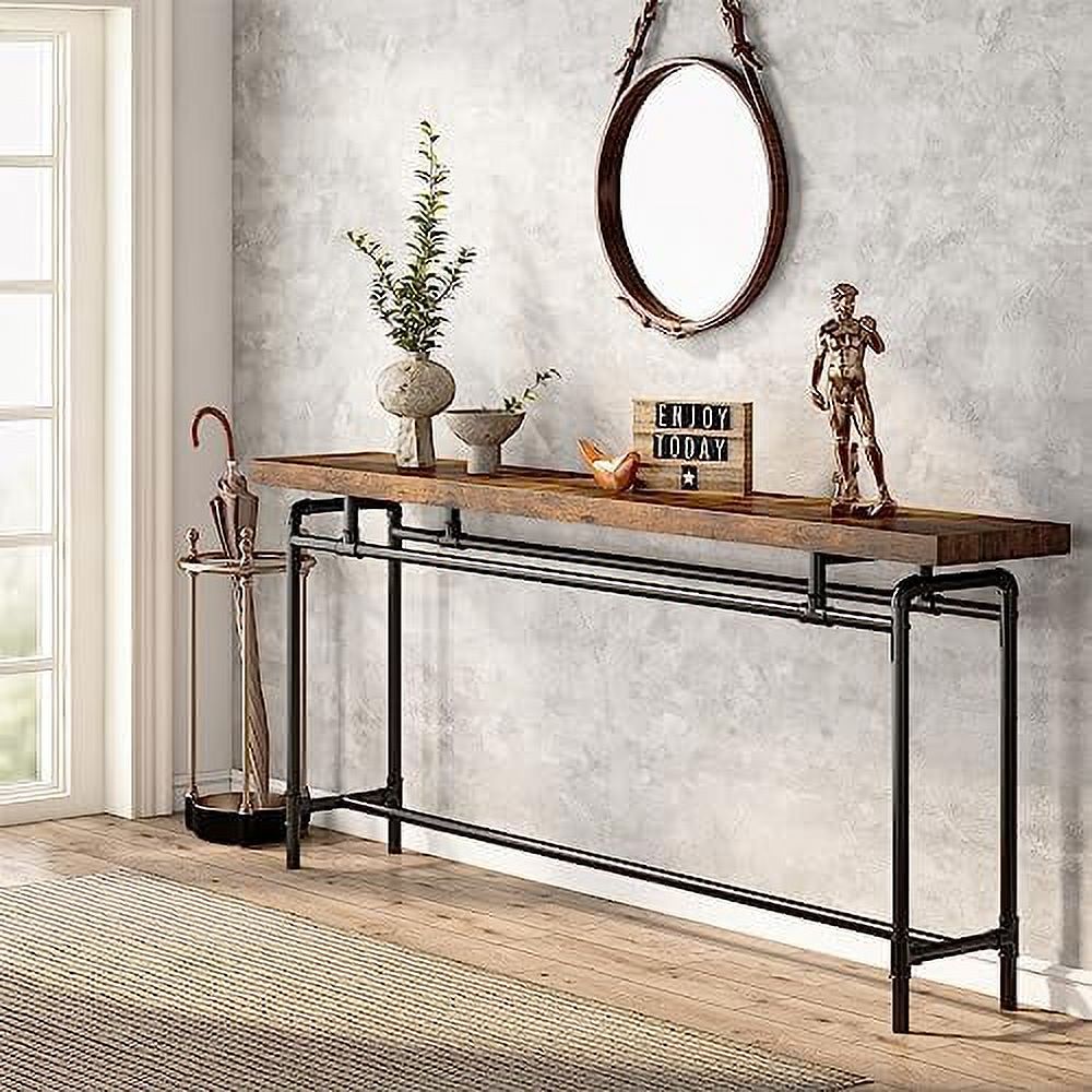 Console Table, 70.9 Inches Extra Long Sofa Table for Living Room ...