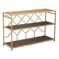 thumbnail image 1 of Console Table Brown Steel, 1 of 1