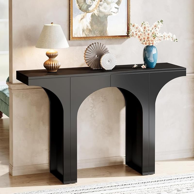 Console Table,Entryway Console Table, Wood Sofa Table Behind Couch with