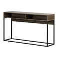thumbnail image 1 of Console Table Mezzy Brown Walnut South Shore, 1 of 11