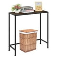 thumbnail image 1 of Console Table, Narrow Entryway Table, Industrial Sofa Table w/Shelf for Corridor, 1 of 12