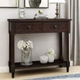 thumbnail image 1 of Harper & Bright Designs Console Table Sideboard Wooden Sofa Table with 2 Drawers and Bottom Shelf for Bedroom, 1 of 7