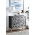 thumbnail image 1 of Black Gray Brass Finish / Contemporary Console Table with Spacious Storage, 1 of 3