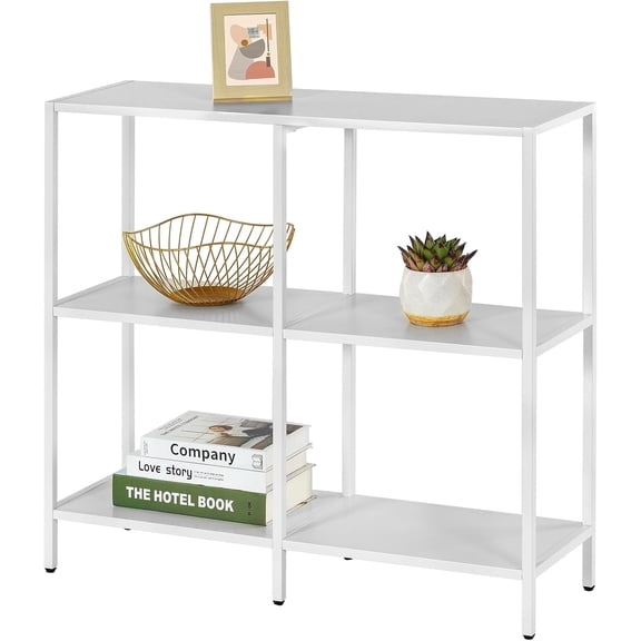 Console Table,Sofa Table Entrance Table Narrow Long Shelf with Storage for Entryway,Hallway,Behind Couch,Living Room,Bar,Kitchen (White, 31 Inch)