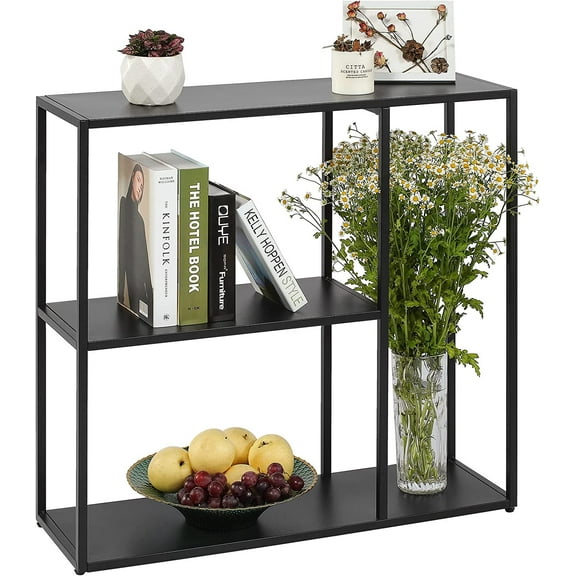Console Table,Sofa Table Entrance Table Narrow Long with Storage Rack for Entrance,Foyer,Hallway, Sofa,Living Room,Bar,Kitchen(31in,Black)