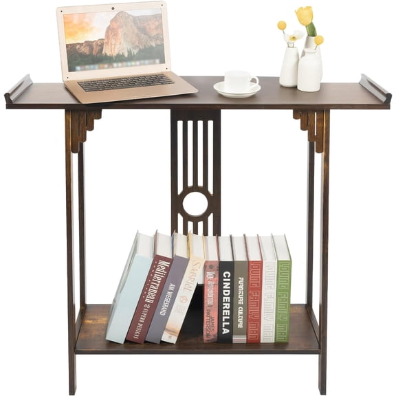 Console Table,Square Table,Dinner Table,Nightstand,Coffee Tables,Sofa Tables,Living Room Side Tables,for Living Room Bedroom Balcony and Office,Black 23.6