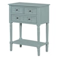 thumbnail image 1 of Console Table With 3 Drawers, Rectangular Accent Table With Open Storage Shelf, Narrow Sofa Side Table For Bedroom Living Room Entryway, 1 of 9