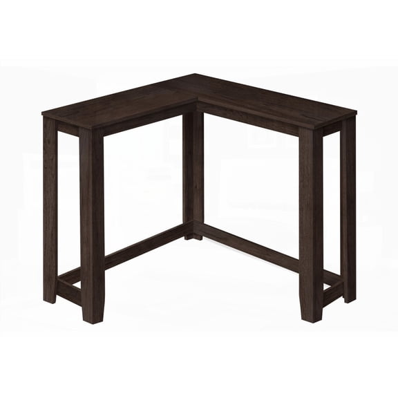 Console Table for Entryway, Narrow, Corner - Brown Laminate, Modern, Espresso Finished