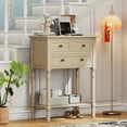 thumbnail image 1 of Console Table with 3 Drawers,Narrow Sofa Table with Storage Shelf,Entryway Table for Hallway,Living Room,Beige, 1 of 7