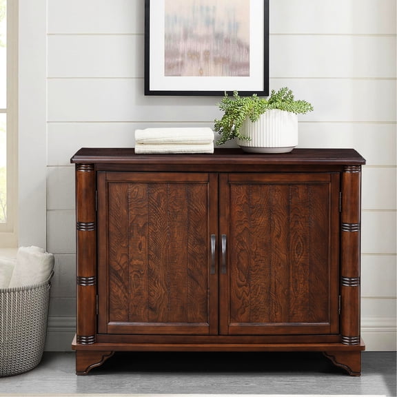 Console Table with Customizable Shelving / Ideal for Different - Sized Item Storage