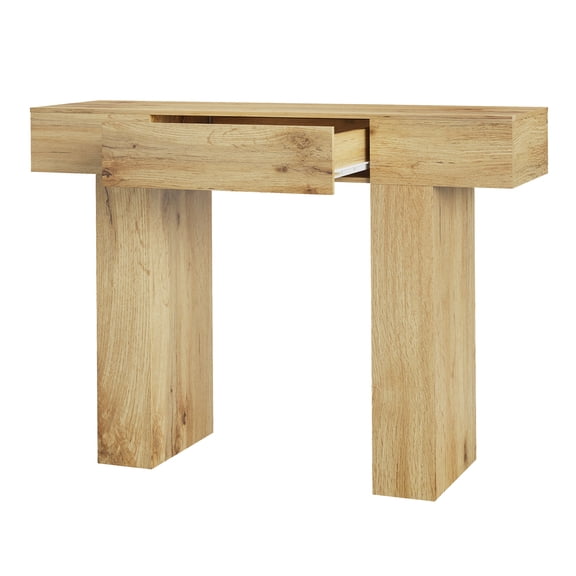 Console Table with Storage Drawer – 47" Farmhouse Rustic Narrow Sofa Table for Entryway, Hallway & Living Room