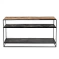 thumbnail image 1 of Novasolo Indoor Modern Home Decorative Furniture Console Table - Natural & Black, 1 of 7