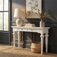 thumbnail image 1 of NovaSolo Provence Console Table in Pure White, 1 of 9
