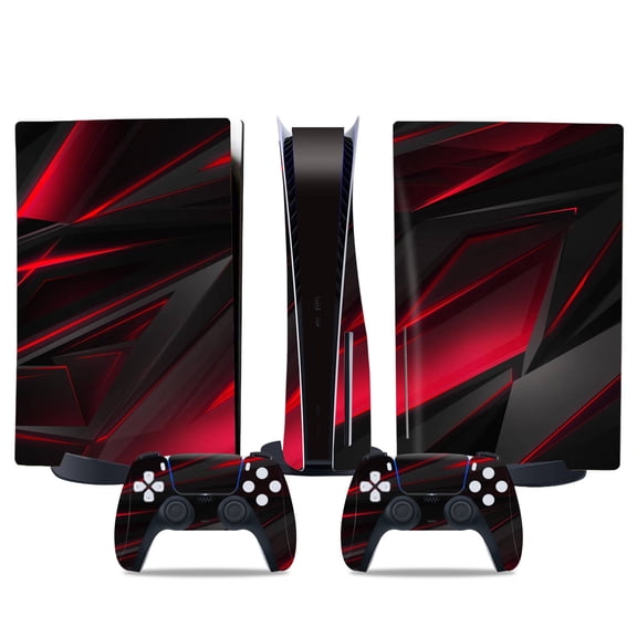 Console and Game Controller Stickers Cover for PS5 Disc Edition - DIY Replacement Protective Accessories-Image-E