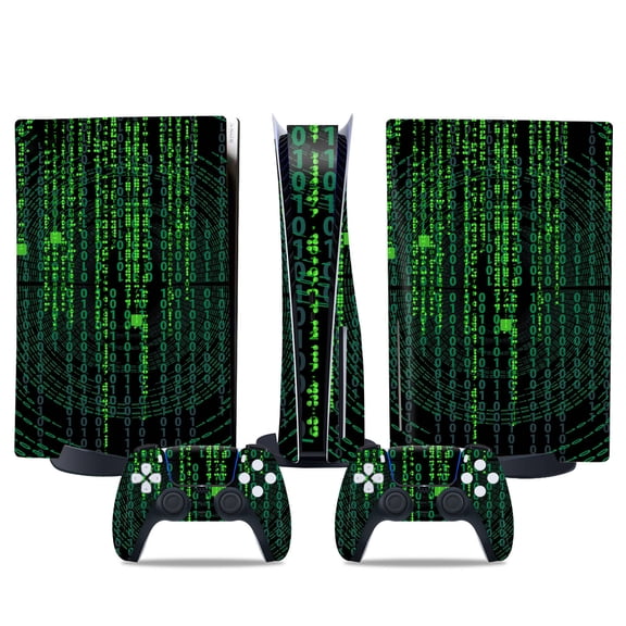 Console and Game Controller Stickers Cover for PS5 Disc Edition - DIY Replacement Protective Accessories-Image-G