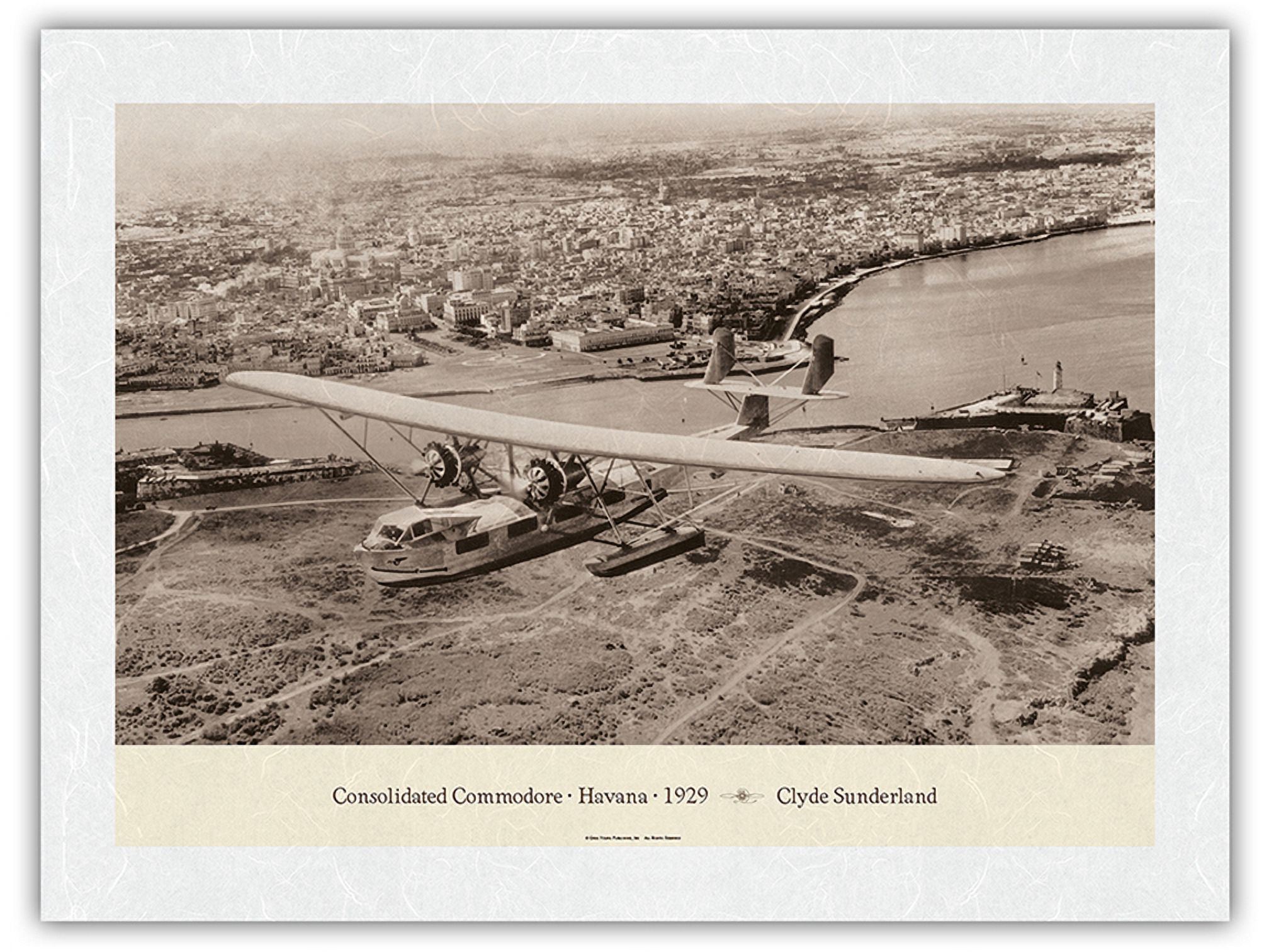 Consolidated Commodore Clipper - Havana Cuba 1929 - Pan American ...