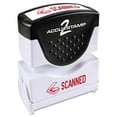 thumbnail image 1 of Consolidated Stamp  Accustamp2 Shutter Stamp with Anti Bacteria- Red- SCANNED- 1.63 x .5, 1 of 1